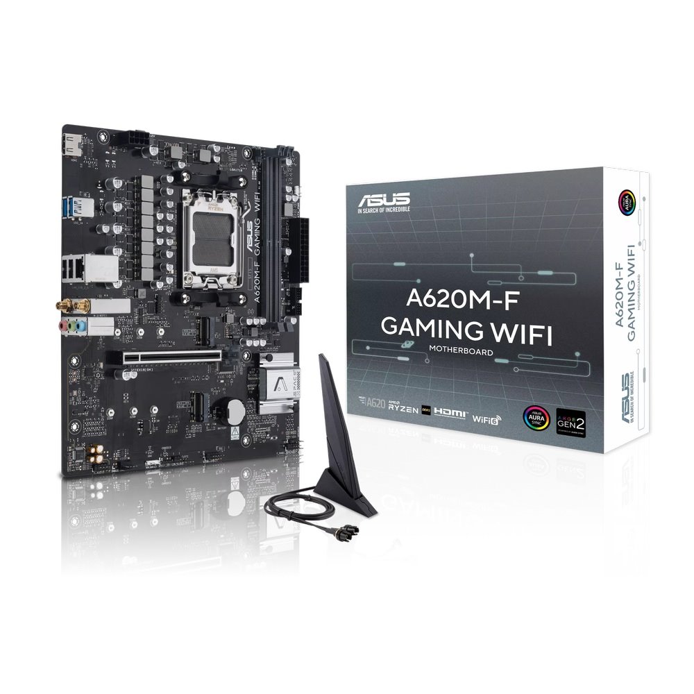 MB ASUS A620M-F Gaming WIFI /AM5/2xDDR5/M.2/W6+BT5.3/HDMI/mATX