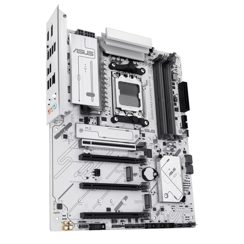 MB ASUS B650E Max Gaming WIFI W /AM5/4xDDR5/M.2/W6E+BT5.3/HDMI/DP/ATX/White