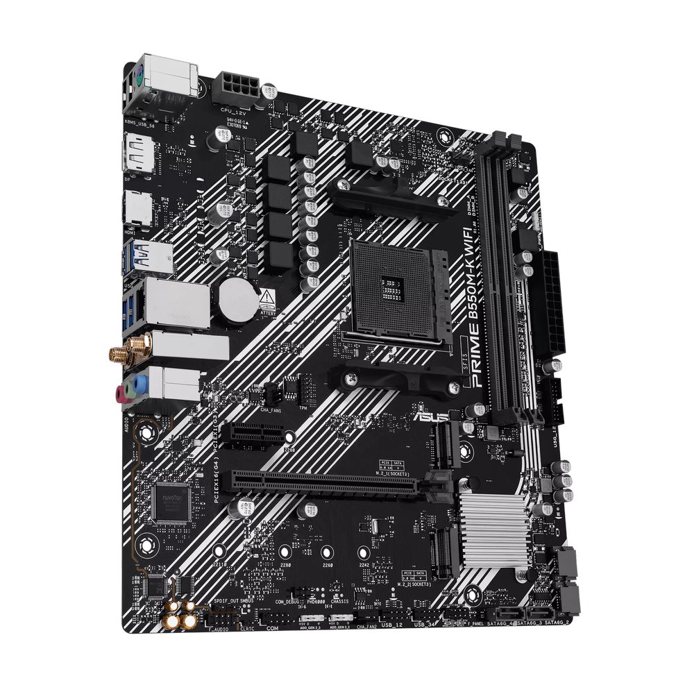 MB ASUS Prime B550M-K WIFI /AM4/2xDDR4/M.2/W6+BT5.x/HDMI/DP/mATX
