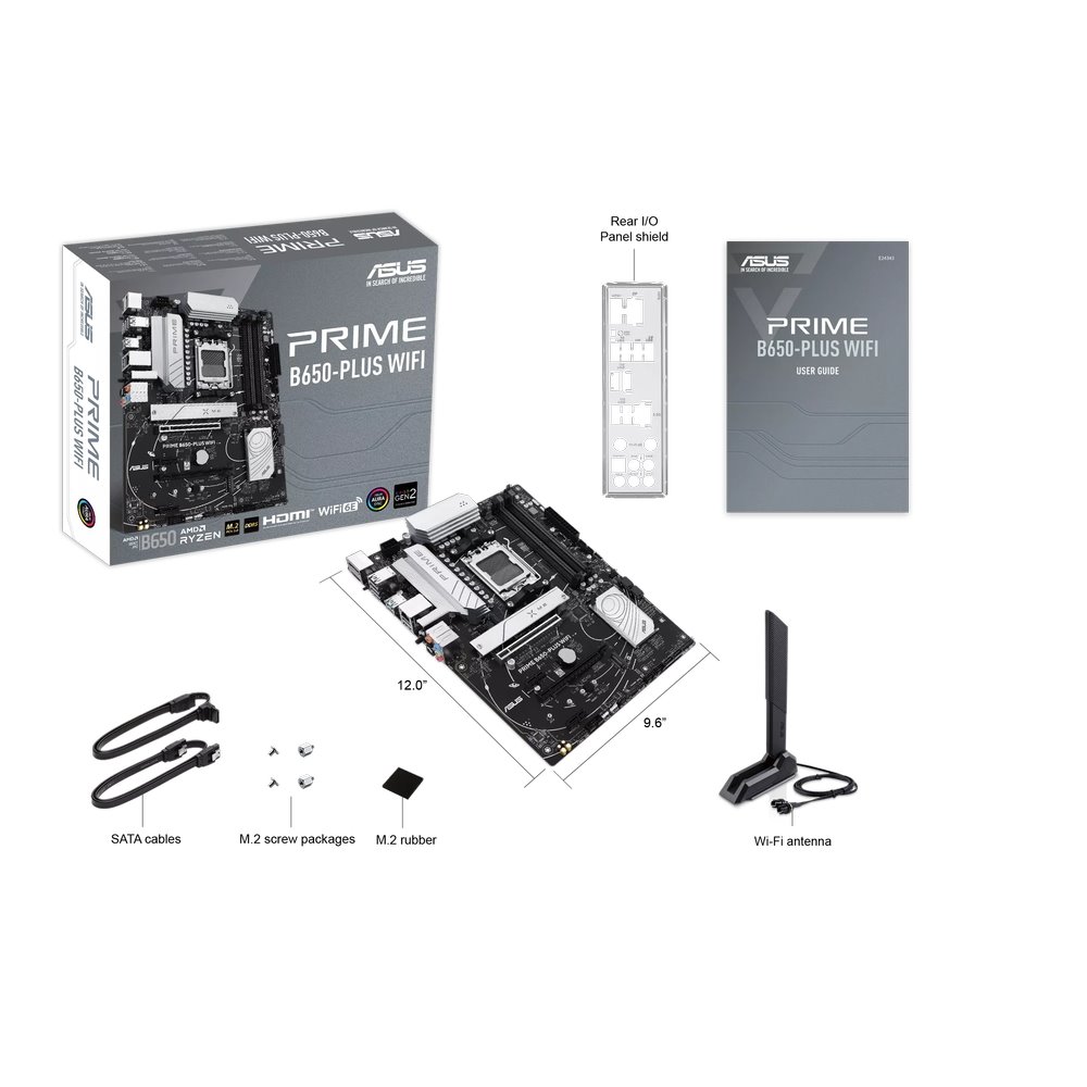 MB ASUS Prime B650-PLUS WIFI /AM5/4xDDR5/M.2/W6E+BT5.3/HDMI/DP/ATX