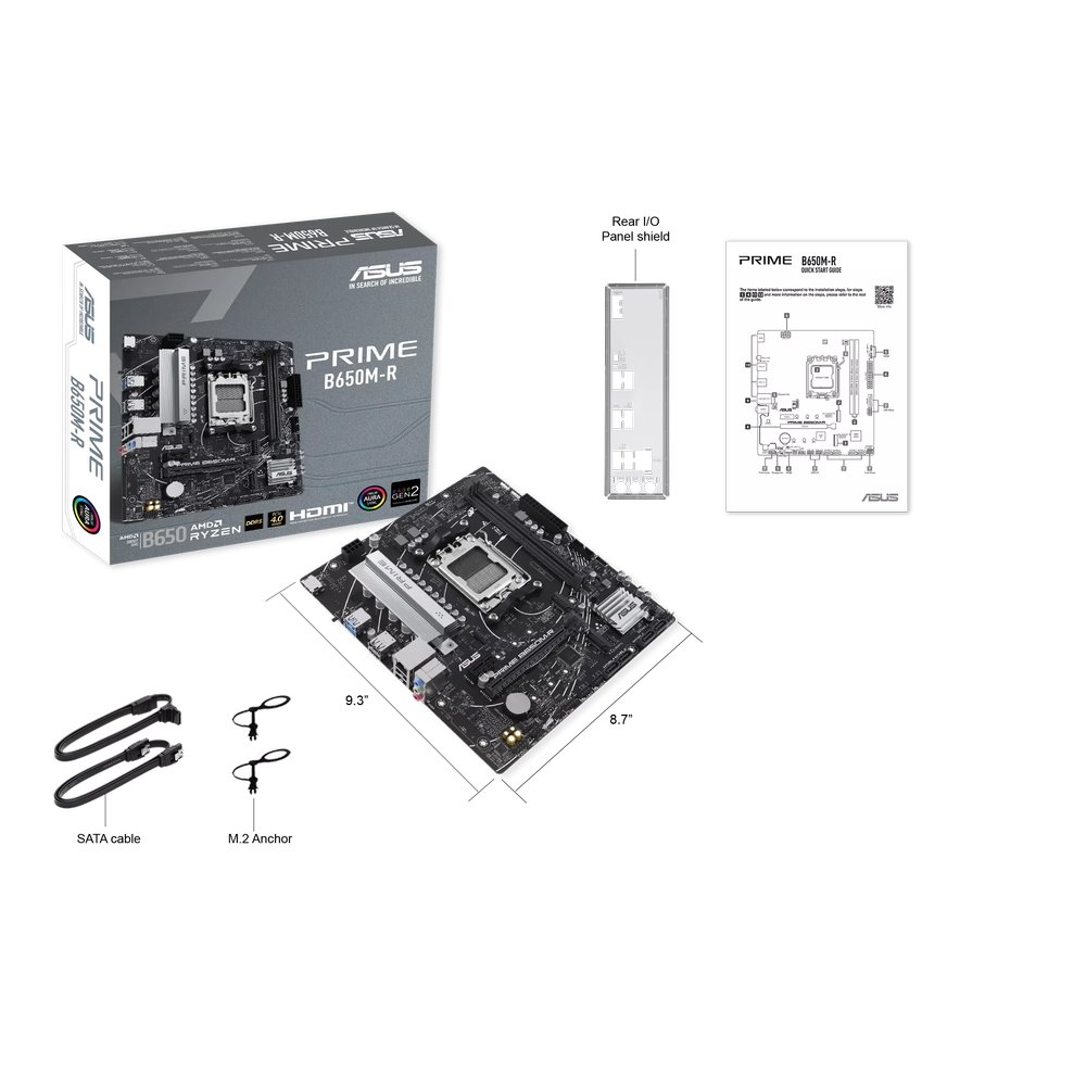 MB ASUS Prime B650M-R /AM5/2xDDR5/M.2/HDMI/mATX