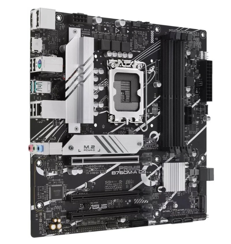 MB ASUS Prime B760M-A D4-CSM /LGA1700/4xDDR4/M.2/HDMI/DP/mATX