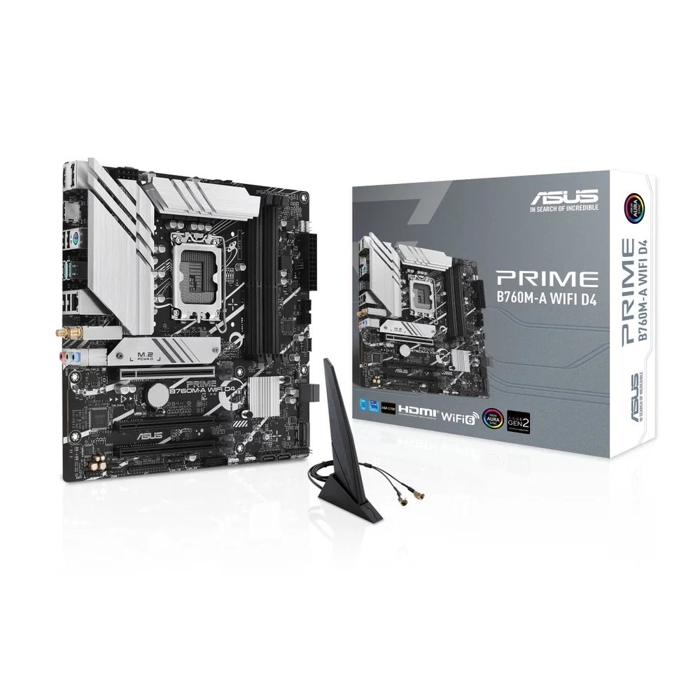 MB ASUS Prime B760M-A WIFI D4 socket LGA1700 DDR4 mATX 2xHDMI DP