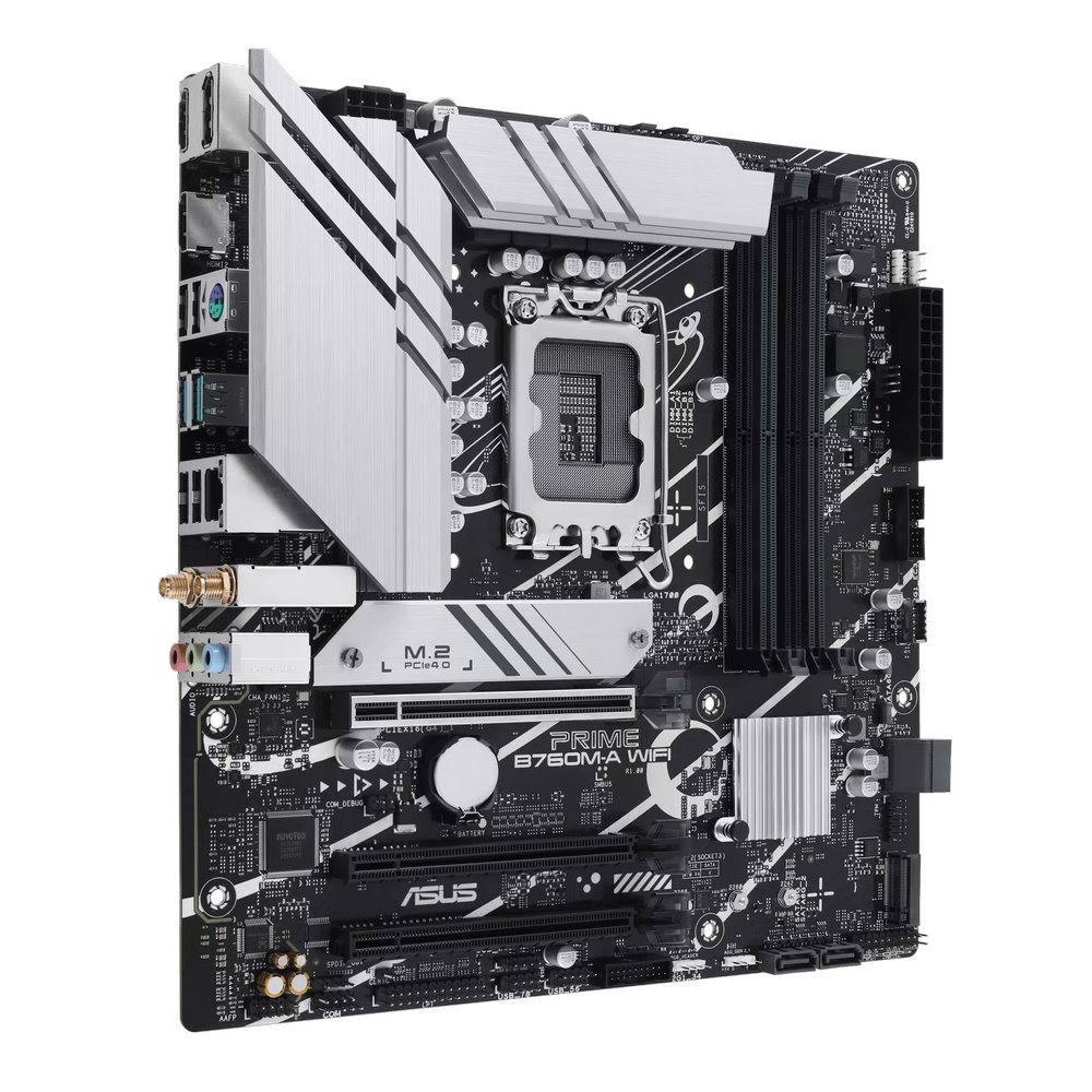 MB ASUS Prime B760M-A WIFI /LGA1700/4xDDR5/M.2/W6+BT5.2/mATX