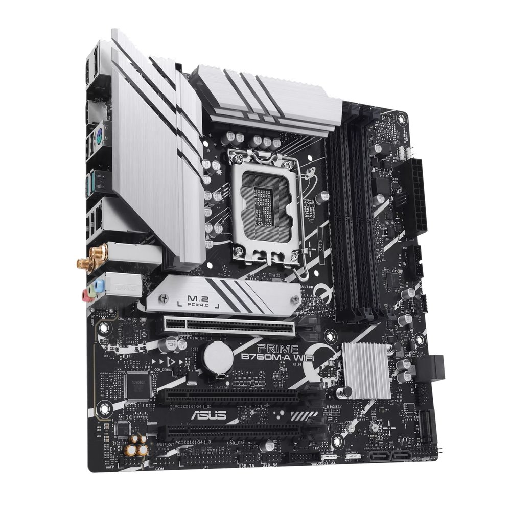 MB ASUS Prime B760M-A WIFI /LGA1700/4xDDR5/M.2/W6+BT5.2/mATX
