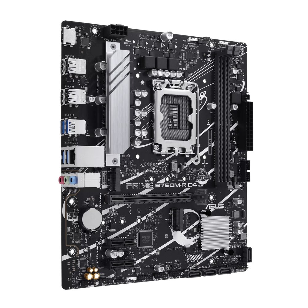 MB ASUS Prime B760M-R D4 /LGA1700/2xDDR4/M.2/HDMI/mATX