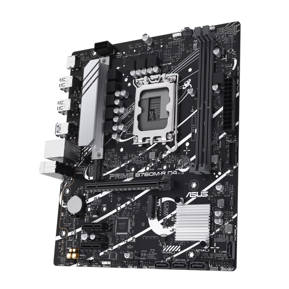 MB ASUS Prime B760M-R D4 /LGA1700/2xDDR4/M.2/HDMI/mATX