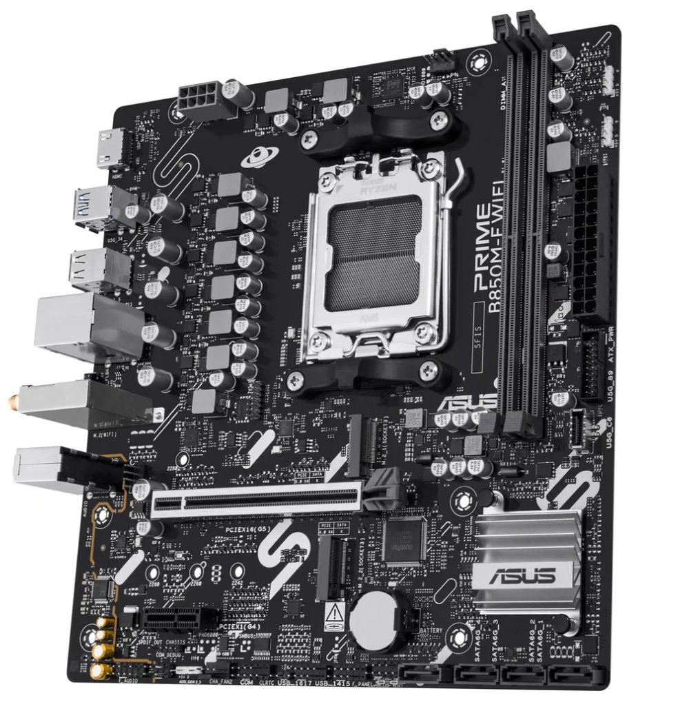 MB ASUS Prime B850M-F WIFI /AM5/2xDDR5/M.2/W6+BT5.2/HDMI/mATX