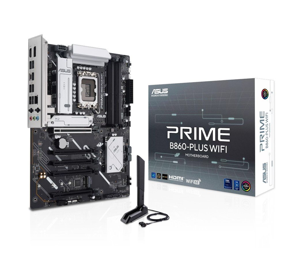 MB ASUS Prime B860-PLUS WIFI /LGA1851/4xDDR5/M.2/W6E+BT5.3/HDMI/DP/ATX