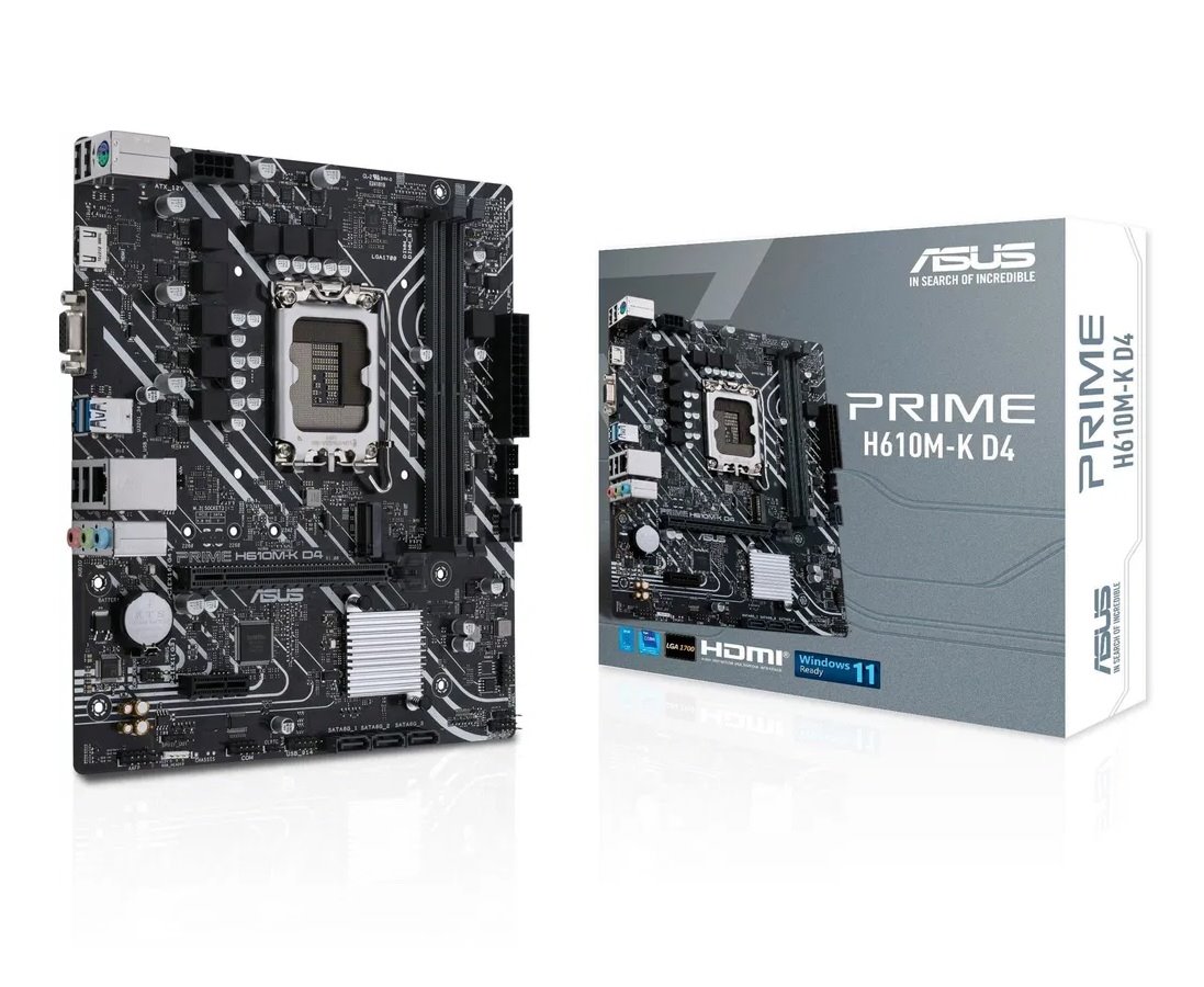 MB ASUS Prime H610M-K D4 /LGA1700/2xDDR4/M.2/HDMI/D-sub/mATX