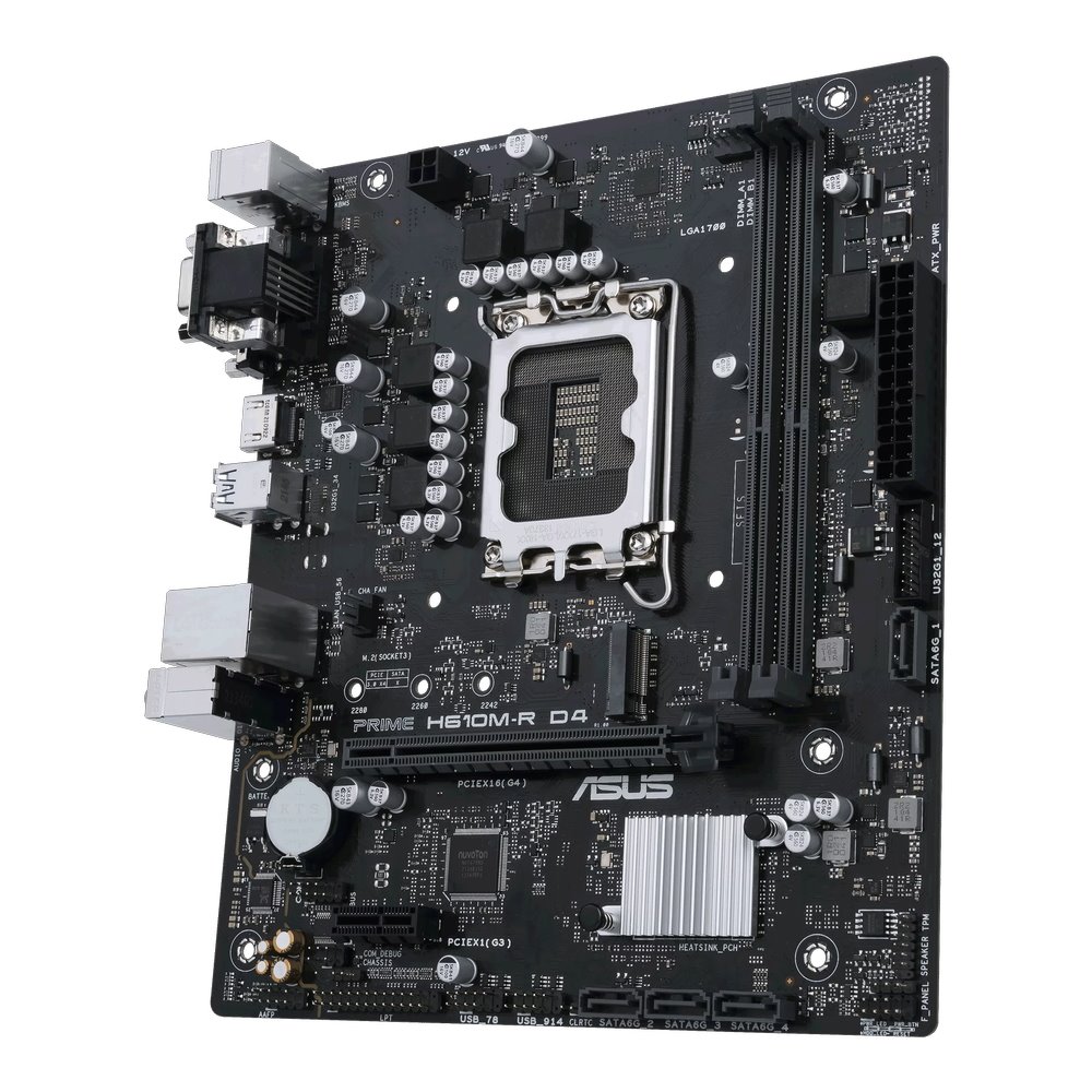 MB ASUS Prime H610M-R D4-SI /LGA1700/2xDDR4/M.2/HDMI/DVI-D/D-sub/mATX