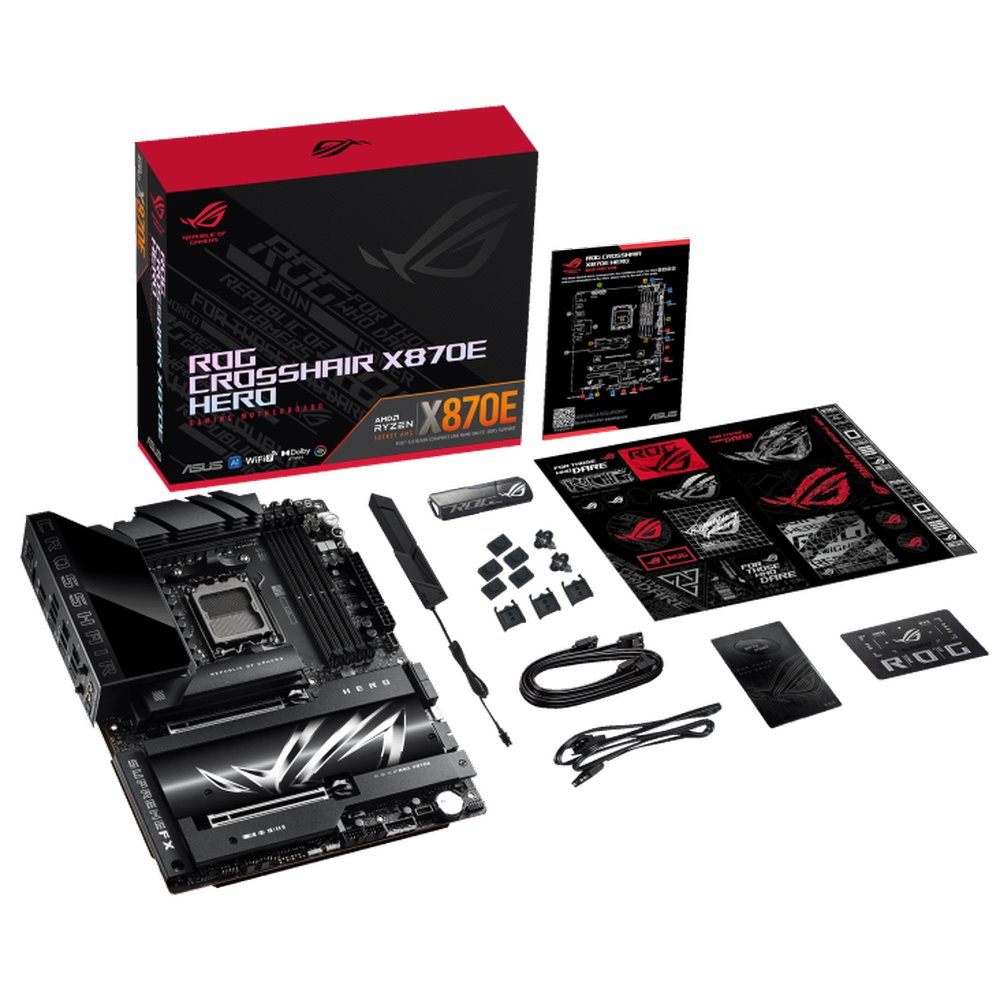 MB ASUS ROG Crosshair X870E Hero /AM5/4xDDR5/M.2/W7+BT5.4/HDMI/USB4/ATX