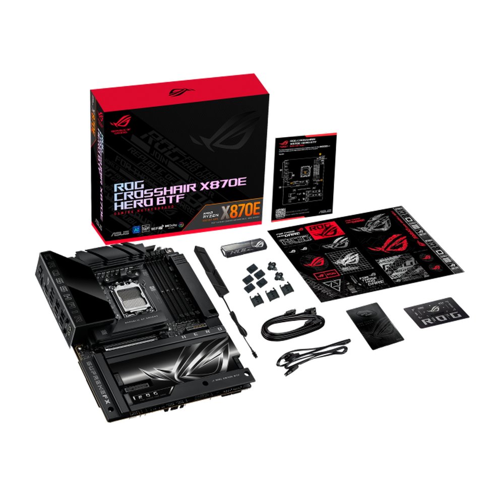 MB ASUS ROG Crosshair X870E Hero BTF /AM5/4xDDR5/M.2/W7+BT5.4/HDMI/USB4/ATX
