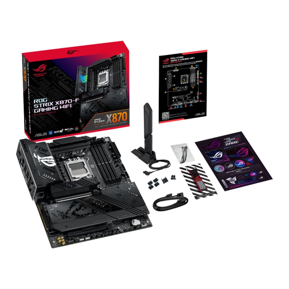 MB ASUS ROG Strix X870-F Gaming WIFI /AM5/4xDDR5/M.2/W7+BT5.4/HDMI/DP/USB4/ATX