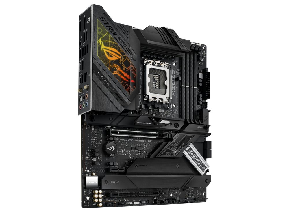 MB ASUS ROG Strix Z790-H Gaming WIFI /LGA1700/4xDDR5/M.2/W6E+BT5.3/HDMI/DP/ATX