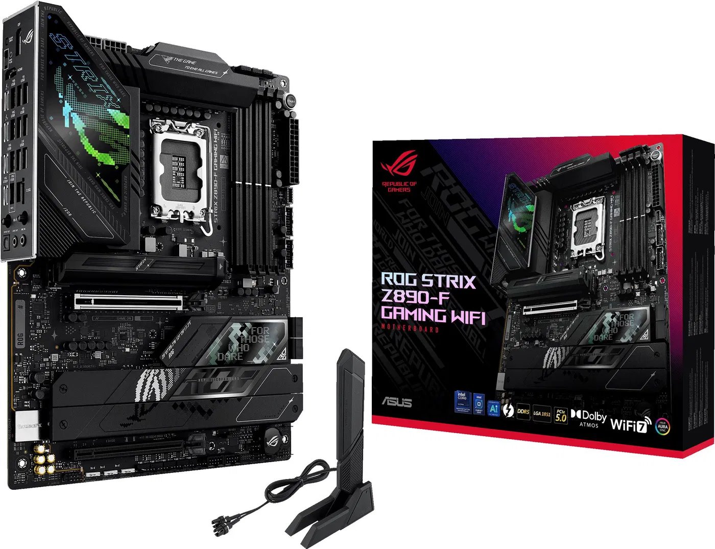 MB ASUS ROG STRIX Z890-F Gaming WiFi LGA1851/4xDDR5/W7+BT5.4/HDMI/DP