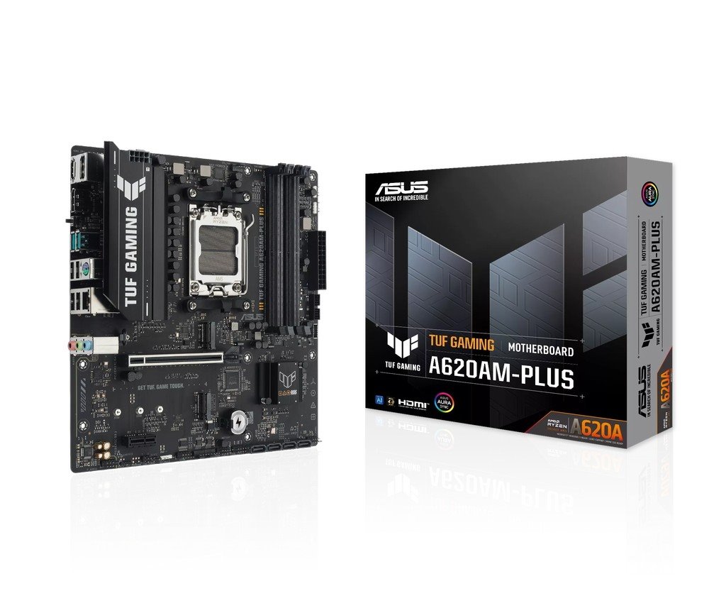 MB ASUS TUF Gaming A620AM-PLUS /AM5/4xDDR5/M.2/HDMI/DP/mATX (pošk. obal)