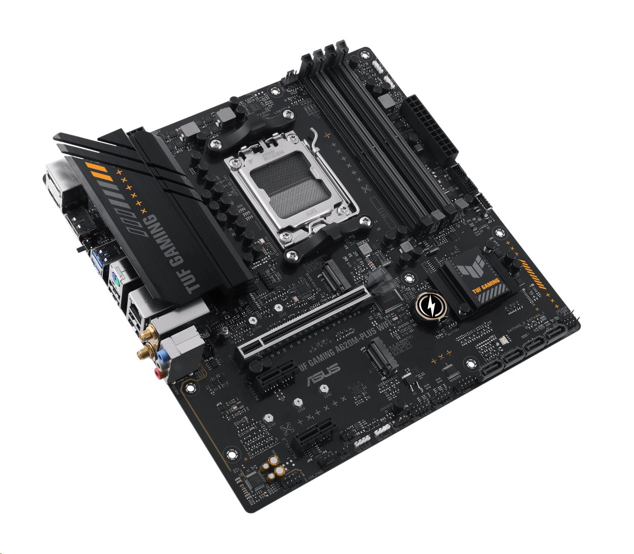MB ASUS TUF GAMING A620M-PLUS WIFI AM5, A620, DDR5, mATX, M.2, HDMI, DP