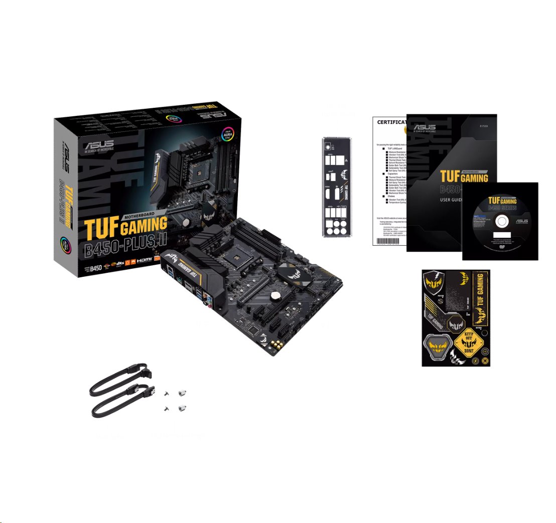 MB ASUS TUF Gaming B450-PLUS II /AM4/4xDDR4/M.2/HDMI/DP/ATX