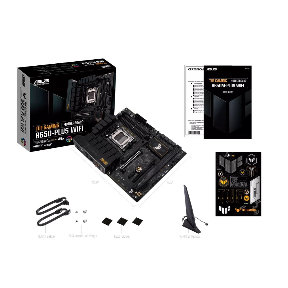 MB ASUS TUF Gaming B650-PLUS WIFI /AM5/4xDDR5/W6+BT5.2/HDMI/DP/ATX