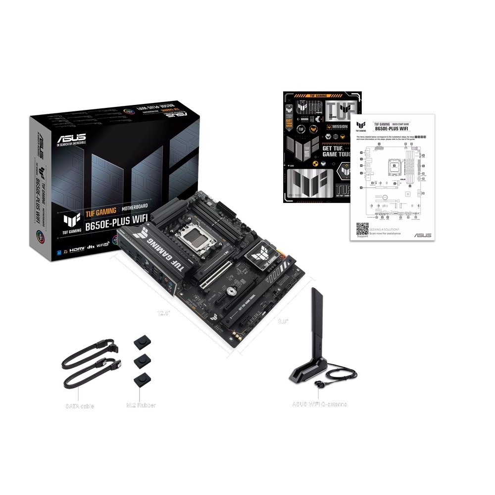 MB ASUS TUF Gaming B650E-PLUS WIFI /AM5/4xDDR5/M.2/W6E+BT5.3/ATX
