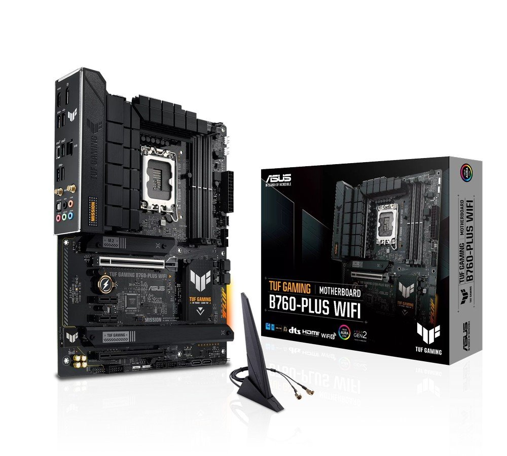 MB ASUS TUF Gaming B760-PLUS WIFI /LGA1700/4xDDR5/M.2/W6+BT5.2/HDMI/DP/ATX
