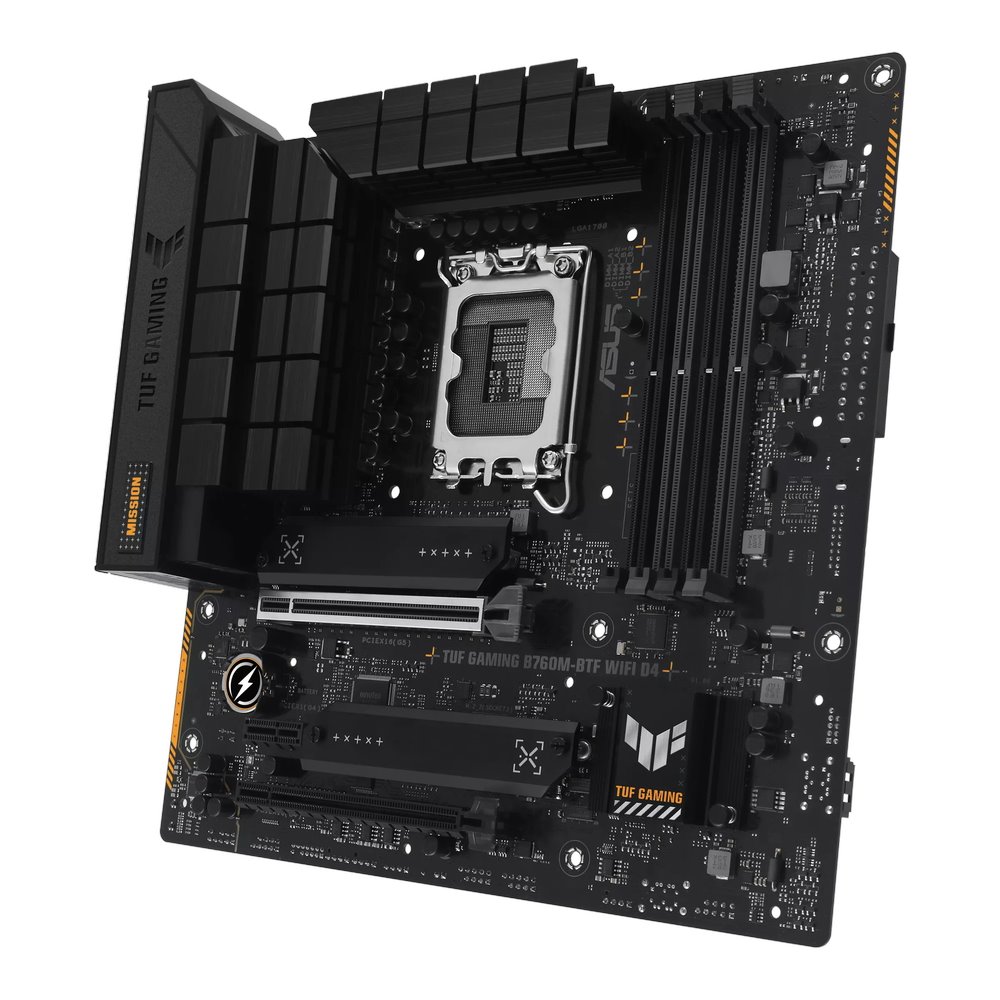 MB ASUS TUF Gaming B760M-BTF WIFI D4 /LGA1700/4xDDR4/M.2/W6E+BT5.3/HDMI/DP/mATX