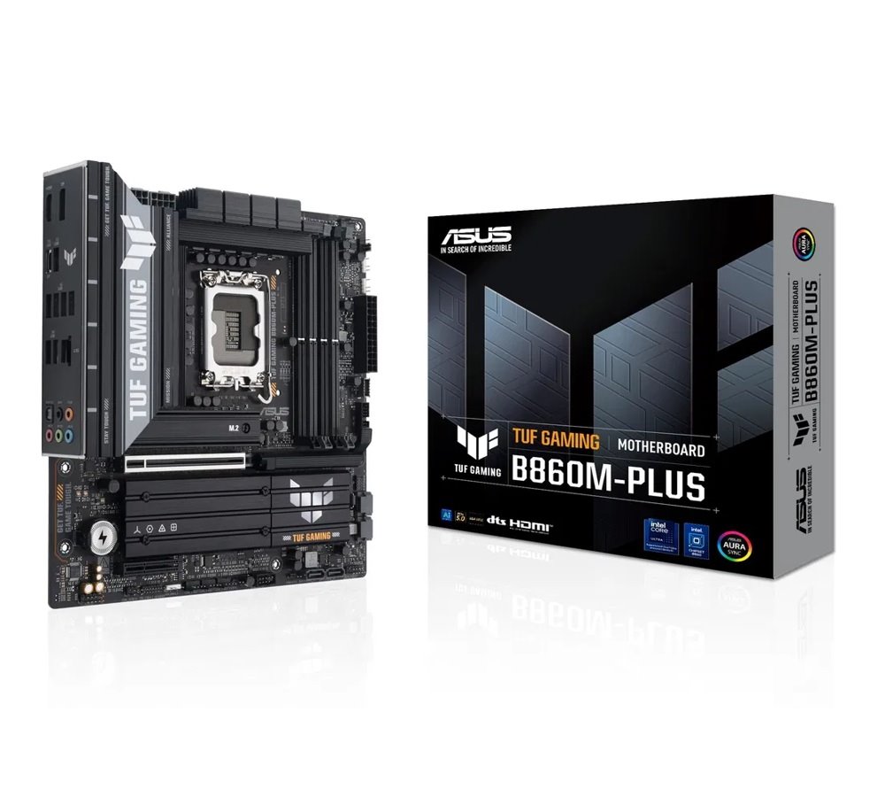 MB ASUS TUF Gaming B860M-PLUS /LGA1851/4xDDR5/M.2/HDMI/DP/USB4/mATX