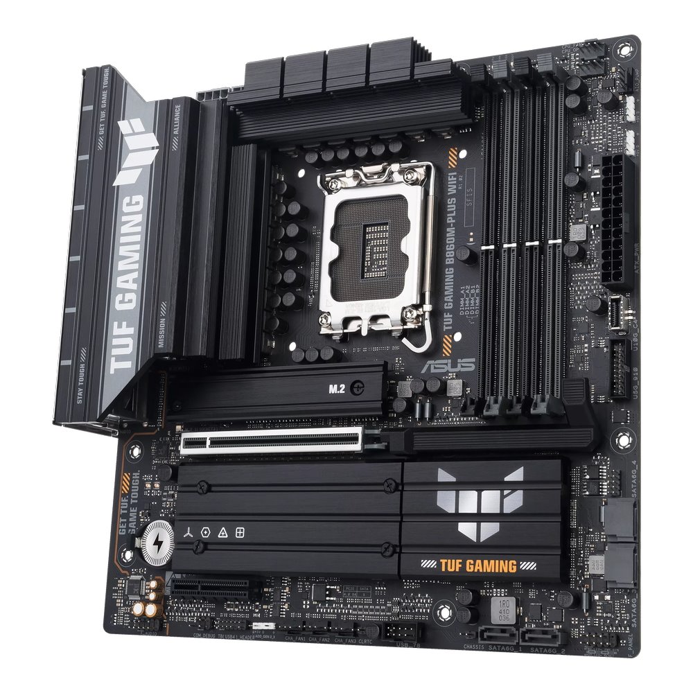 MB ASUS TUF Gaming B860M-PLUS WIFI /LGA1851/4xDDR5/M.2/W7+BT5.4/HDMI/DP/USB4/mATX