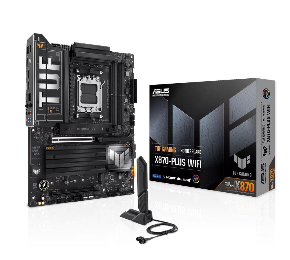 MB ASUS TUF Gaming X870-PLUS WIFI /AM5/4xDDR5/M.2/W7+BT5.4/HDMI/USB4/ATX