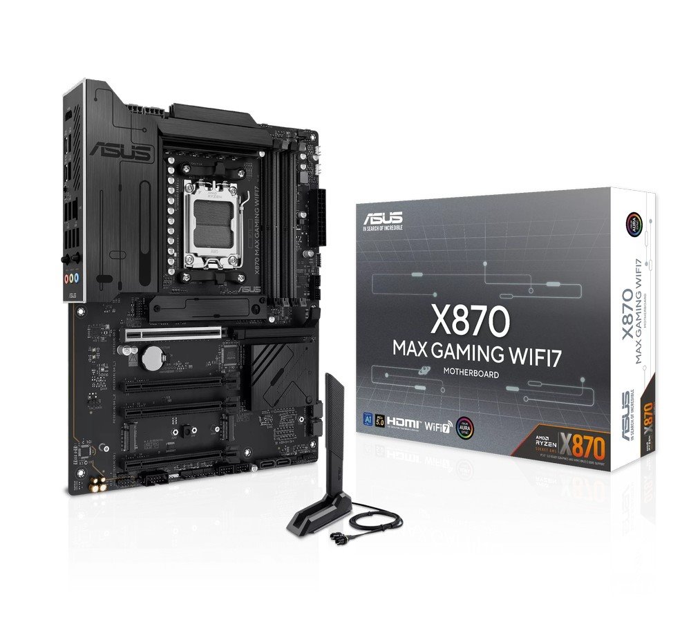 MB ASUS X870 Max Gaming WIFI7 /AM5/4xDDR5/M.2/W7+BT5.4/HDMI/USB4/ATX