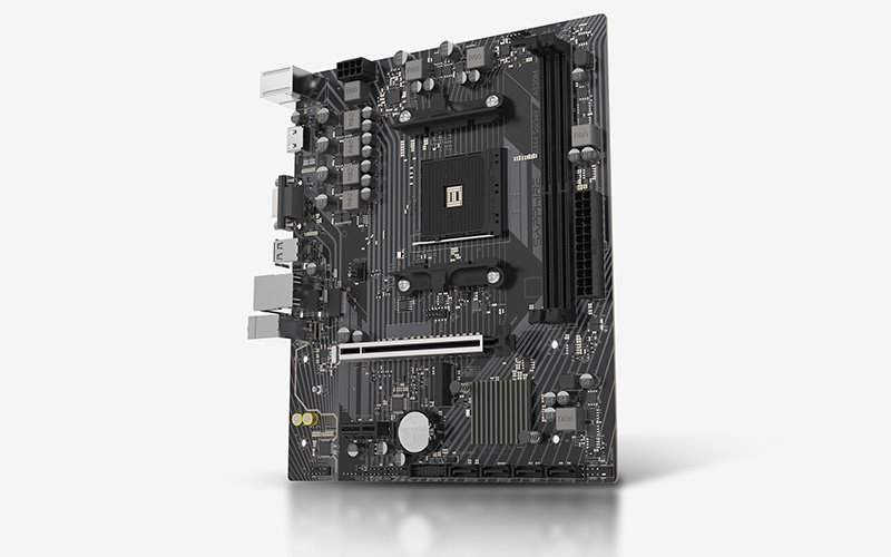 MB SAPPHIRE A520M-E, AM4, 2x DDR4 DIMM, 1x M.2, 4x SATA, 1x 1Gb LAN, 2xPCIe