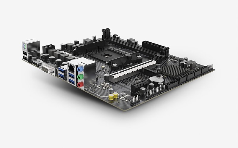 MB SAPPHIRE A520M-E, AM4, 2x DDR4 DIMM, 1x M.2, 4x SATA, 1x 1Gb LAN, 2xPCIe