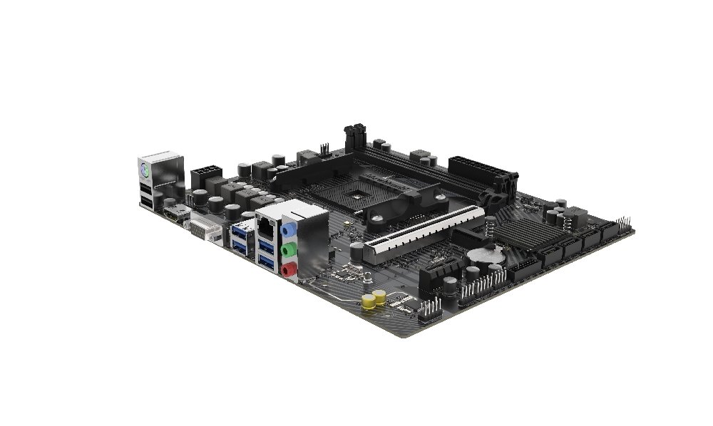 MB SAPPHIRE A520M-E, AM4, 2x DDR4 DIMM, 1x M.2, 4x SATA, 1x 1Gb LAN, 2xPCIe