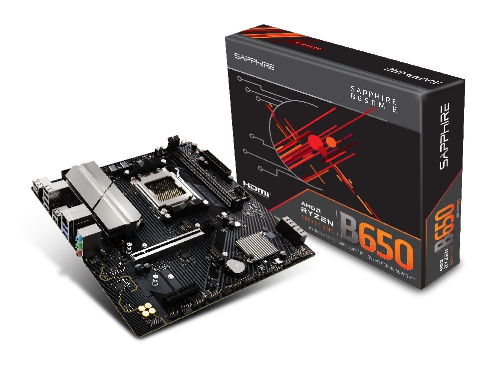 MB SAPPHIRE B650M-E /AM5/2xDDR5/M.2/HDMI/DP/mATX