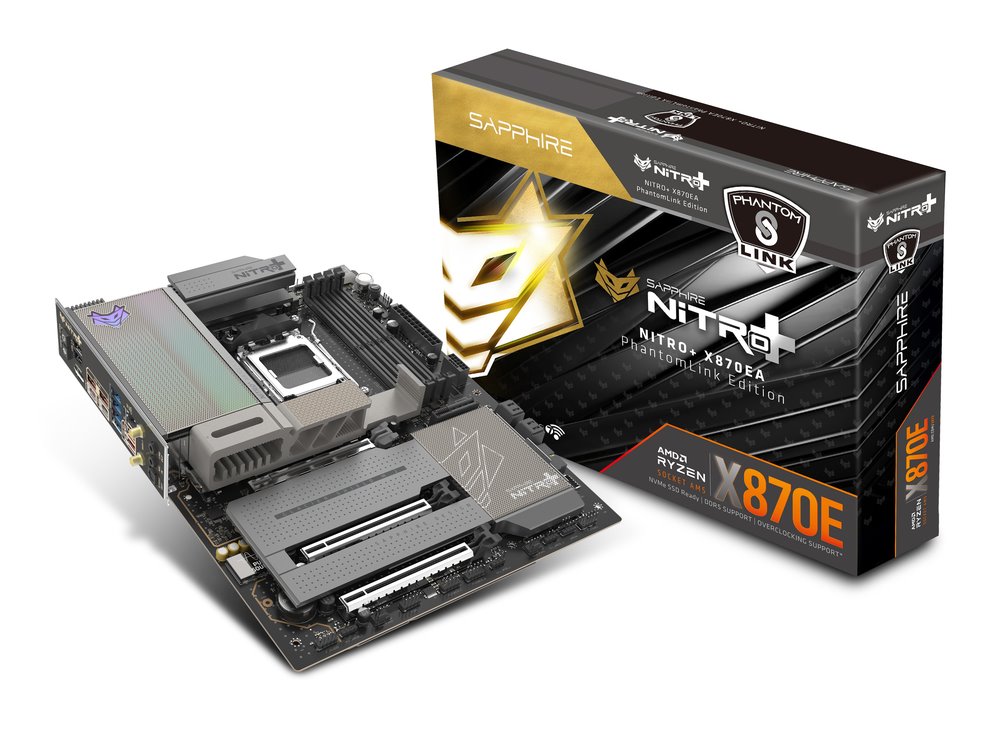 MB SAPPHIRE NITRO+ X870EA Phantomlink /AM5/4xDDR5/M.2/W7+BT5.4/HDMI/DP/ATX