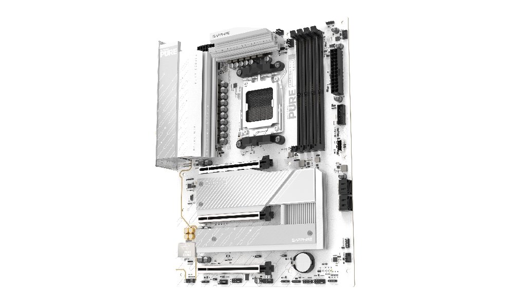 MB SAPPHIRE PURE B850A WIFI7 /AM5/4xDDR5/M.2/W7+BT5.4/W7+BT5.4/HDMI/DP/ATX/White