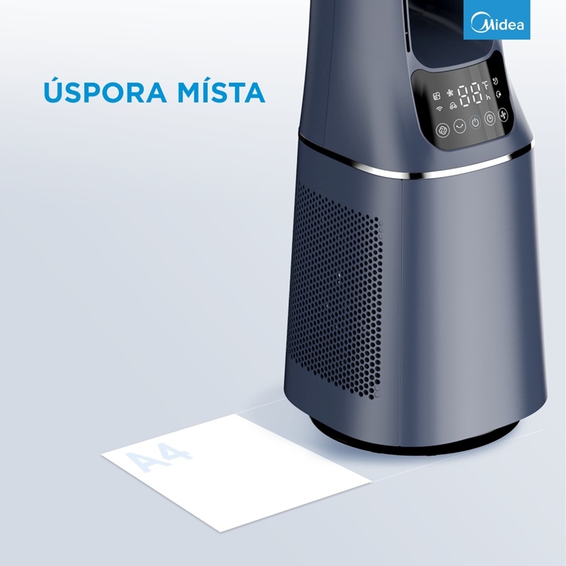 MIDEA ventilátor+čistička AMS150-PBW