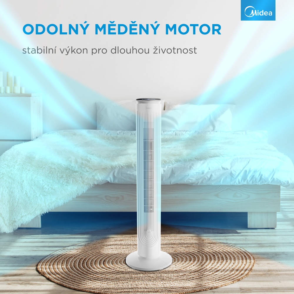 MIDEA ventilátor sloupový FZ10-21ARBW