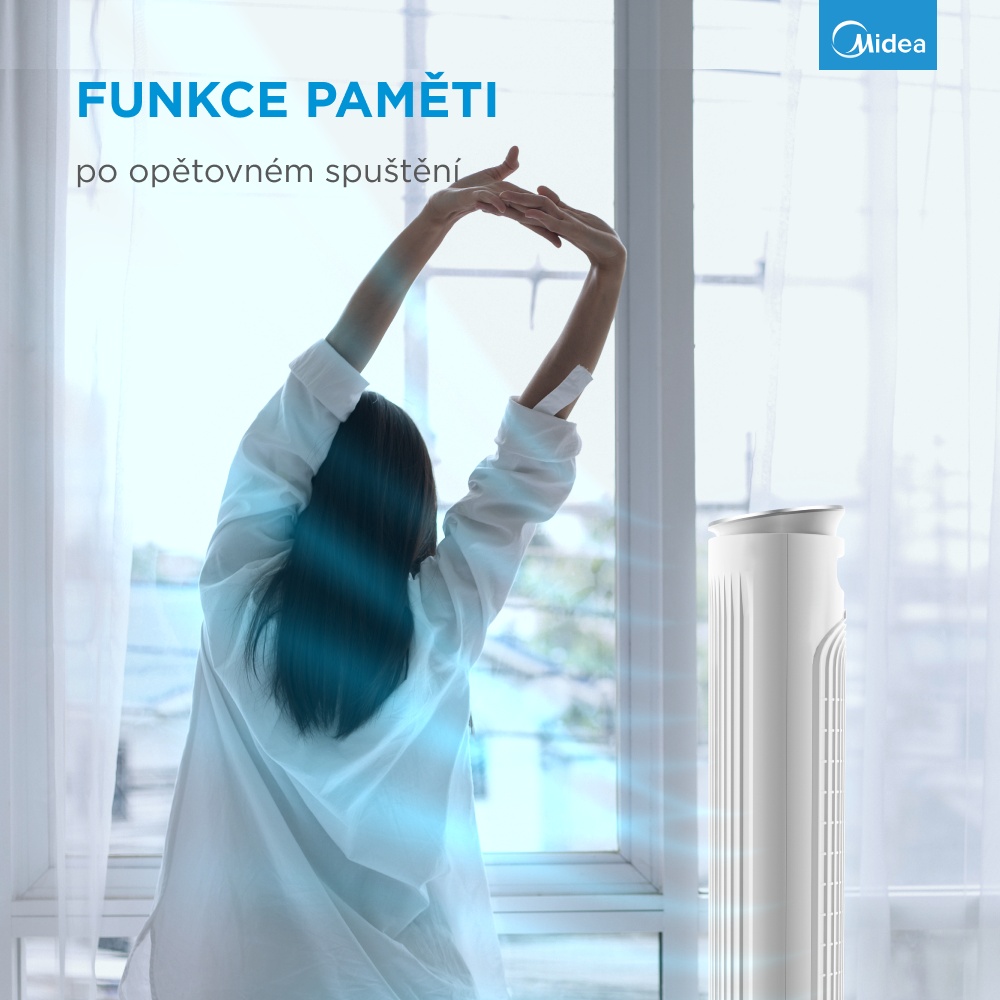 MIDEA ventilátor sloupový FZ10-21ARBW