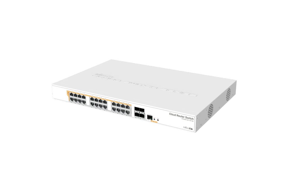 MikroTik Cloud Router PoE Switch CRS328-24P-4S+RM, 24P, 4SFP+, 500W