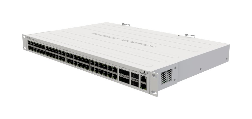 MikroTik Cloud Router Switch CRS354-48G-4S+2Q+RM, 1LAN, 48P, 4SFP+, 2 QSFP