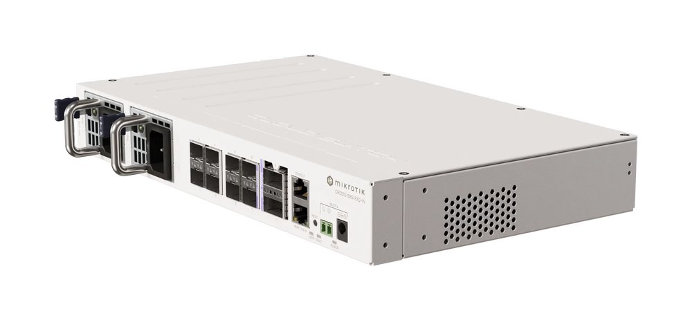 MikroTik Cloud Router Switch CRS510-8XS-2XQ-IN, 1x LAN, 8SFP28, 2QSFP28, 2PSU, L5
