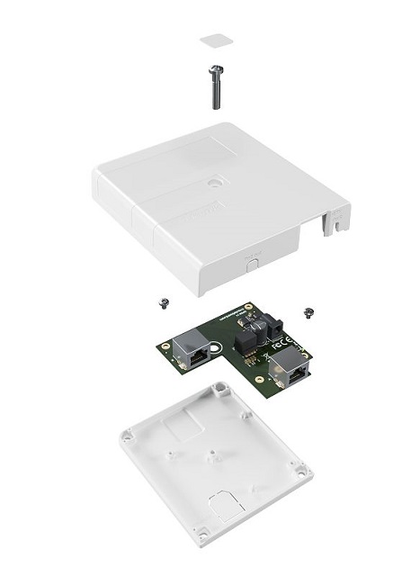 MIKROTIK GPEN21 inteligentný,fixný GB PoE injektor