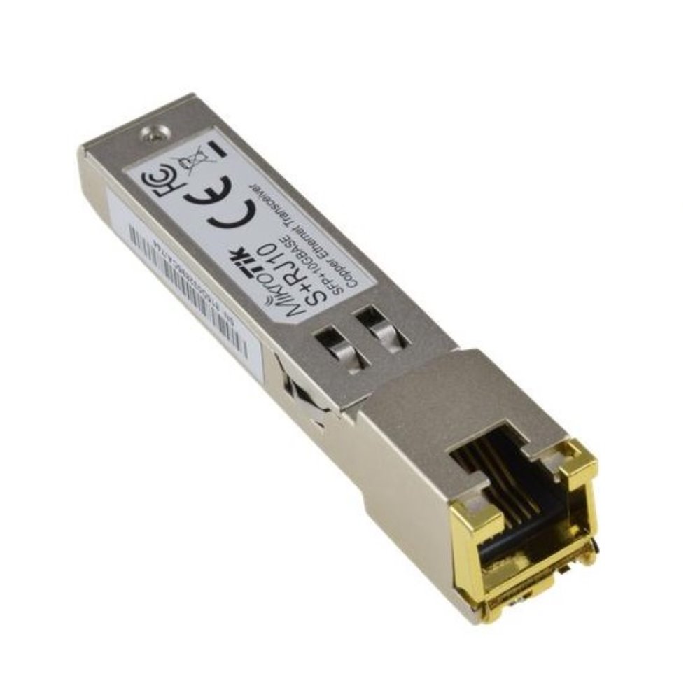 MikroTik S+RJ10 modul RJ45 SFP+, 10Gbit, 10/100/1000M, 200m