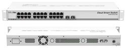 MikroTik Switch Cloud Smart 24x Gbit LAN, 2x 10Gb SFP+ port, SwOS; rack