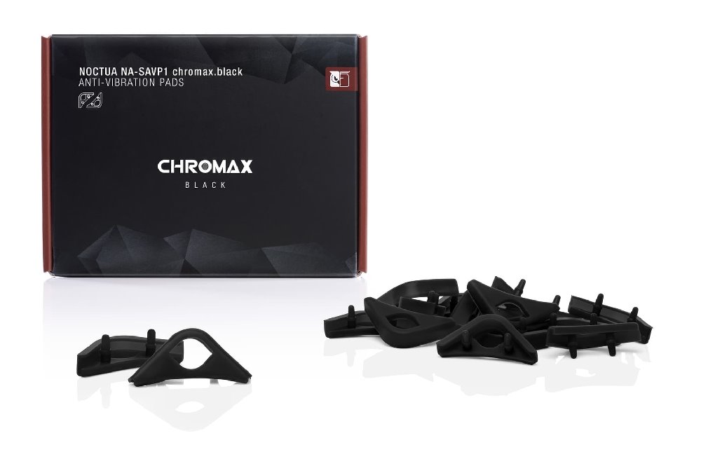 Noctua anti-vibrační podložky NA-SAVP1 16ks chromax.black