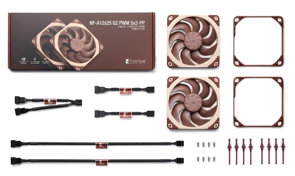Noctua ventilátor NF-A12x25 G2 PWM Sx2-PP