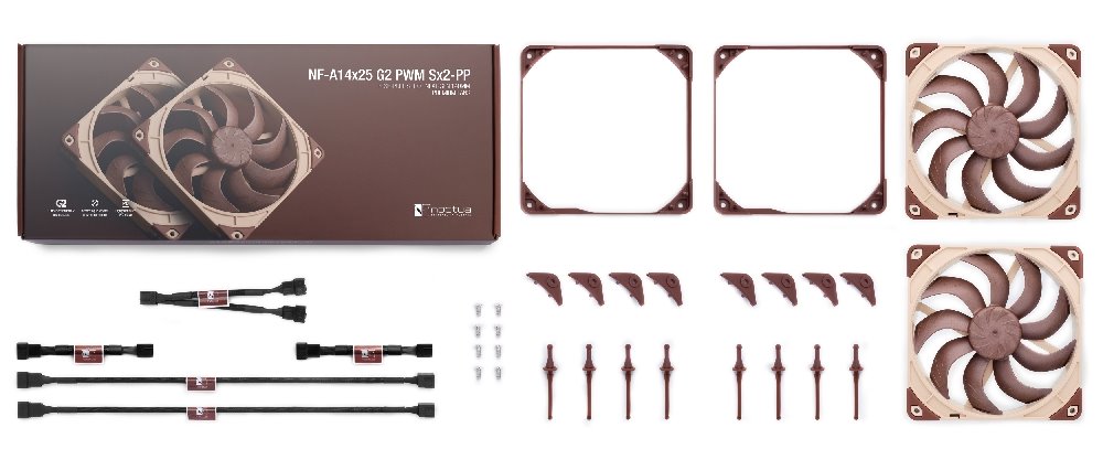 Noctua ventilátor NF-A14x25 G2 PWM Sx2-PP