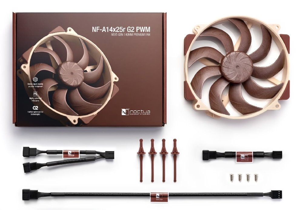Noctua ventilátor NF-A14x25r G2 PWM